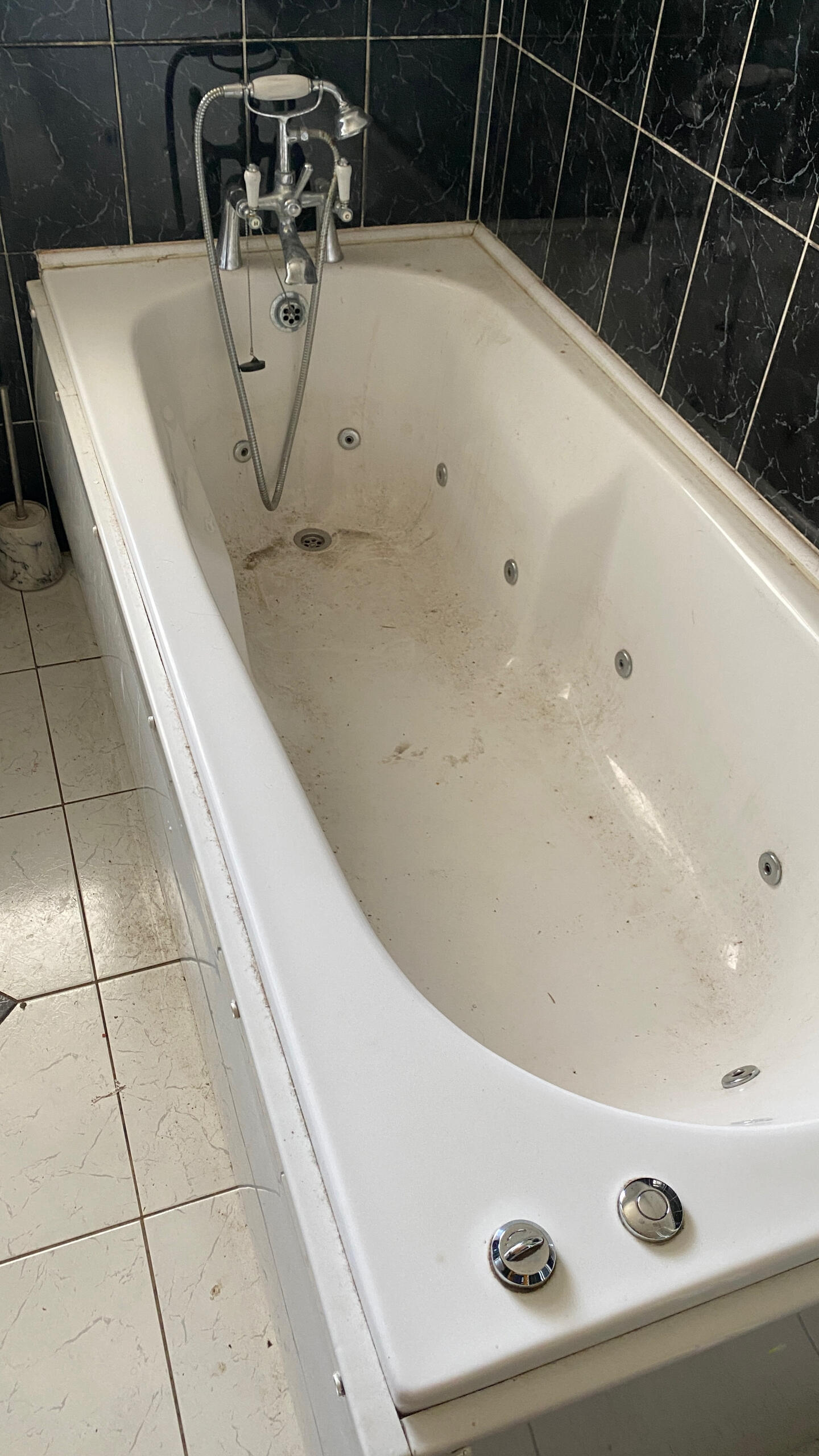Before - Bath scum in Drinagh home